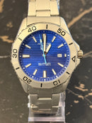 Relógio TAG Heuer Aquaracer Professional 200 Solargraph Fundo Azul - Pronta Entrega