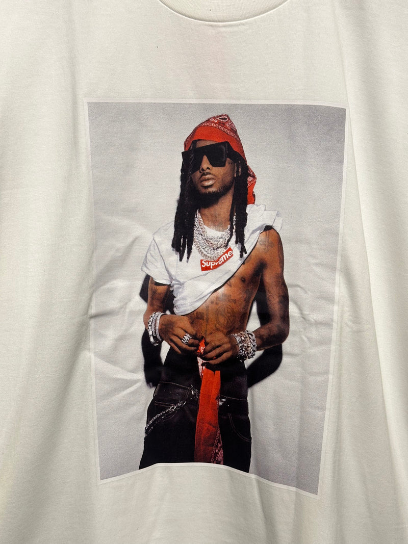 Camiseta SUPREME Playboi Carti Branca - Pronta Entregar