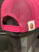 Boné Stussy x Bape Camo Pink - Pronta Entrega