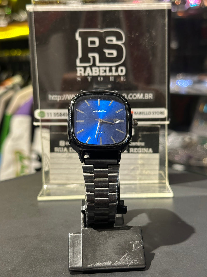 Relógio Casio A138 Vintage Fundo Azul - Pronta Entrega