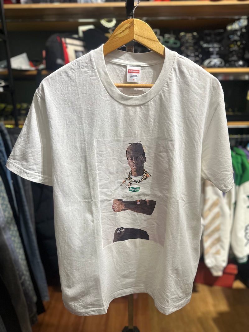 Camiseta SUPREME “Tyler, The Creator” Branca - Pronta Entrega