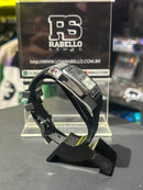 Relógio Cartier Santos Black Fundo Branco - Pronta Entrega