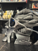 Óculos Oakley PLANTARIS Silver Lente Preta - Pronta Entrega