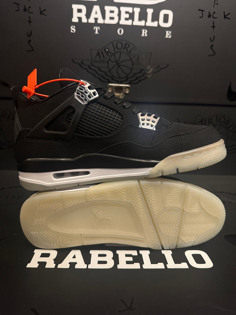 Tênis Nike Air Jordan 4 Eminem x Carhartt Black Chrome - Pronta Entrega