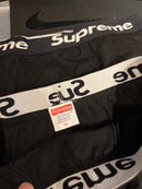 Supreme Cueca Pack Boxer 2 Peças Preta - Pronta Entrega