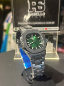 Relógio Patek Philippe Silver Fundo Green - Pronta Entrega