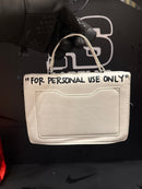 Bolsa OFF-WHITE 1.4 Jitney Bag "CASH INSIDE" Off White Branca - Pronta Entrega