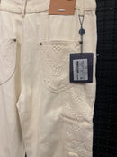 Calça Louis Vuitton Monogram Workwear Denim Carpenter - Pronta Entrega