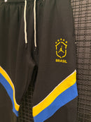 Calça Tracksuit Jordan Brasil Preto Amarelo 2026/27 - Pronta Entrega