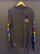 Chrome Hearts x Comme des Garçons Multi Color Cross Long Sleeve Black - Pronta Entrega