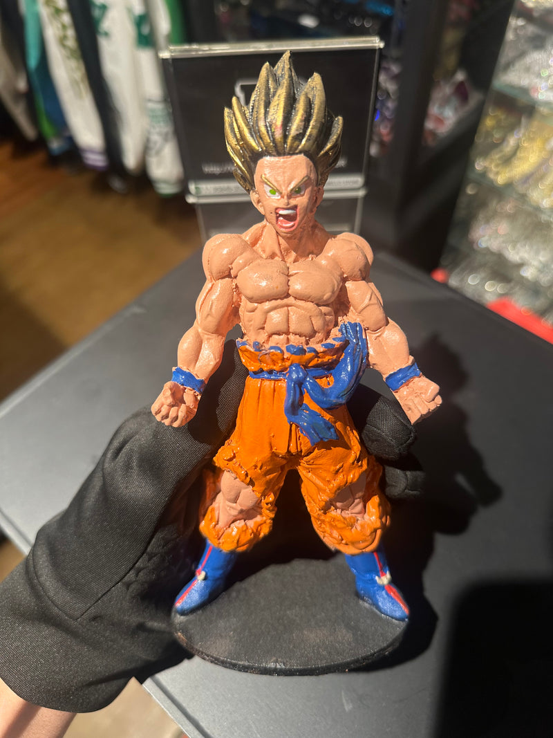 Boneco Dragon Ball Son Goku Super Saiyajin Resina - Pronta Entrega