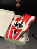 Tênis Off-White Out of Office 'White Red Black' - Pronta Entrega