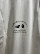 Camiseta BAPE X New Balance “Apes Together Strong” Branca - Pronta Entrega