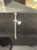 Pulseira Prata Multi Berloques Cravejados - Pronta Entrega