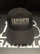 Boné Aba Curva Lacoste Preto Line Silk - Pronta Entrega