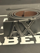 Cinto Armani Exchange AX Fivela Black - Pronta Entrega