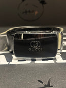 Cinto Gucci Black Fivela Catraca 125 CM  - Pronta Entrega