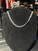 Corrente Cravejada Em Zicornia Cubica Prata - Pronta Entrega