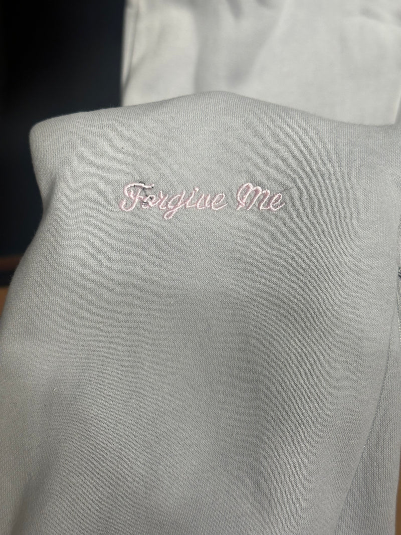 Conjunto Syna Moletom “Forgives Me” Gray - Pronta Entrega