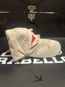 Boné Aba Curva Diesel Desbotado Cinza/Vermelho - Pronta Entrega