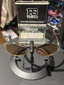 Óculos Miu Miu Redondo Armação Gold/Red Lente Rose - Pronta Entrega