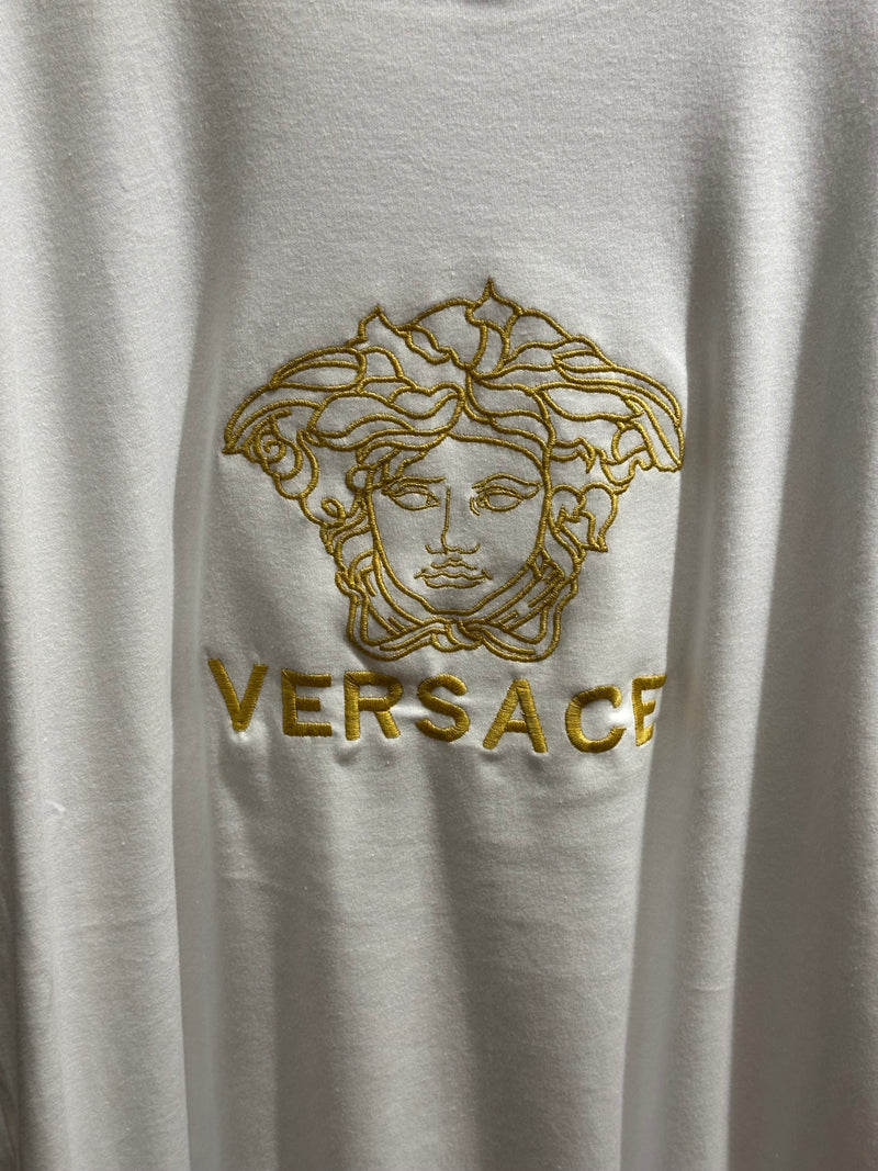 Camisa Versace Logo Gold Frontal - Pronta Entrega