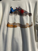 Camiseta BALENCIAGA Tênis Triple S Branco - Pronta Entrega