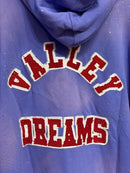 Jaqueta Moletom Valley Dreams Portugal Roxa brilhante- Pronta Entrega