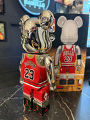 Bearbrick Michael Jordan 1998 Last Shot 400% Medicom Toy Be@Rbrick 2023 Limited Boneco Colecionável 28cm - Pronta Entrega