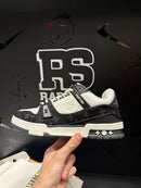 Tênis Louis Vuitton LV Trainer White Black  - Pronta Entrega