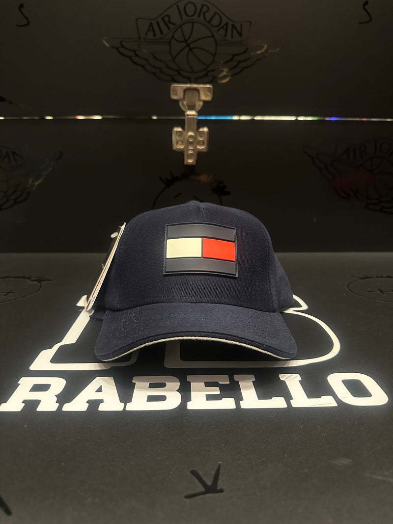 Boné Aba Curva Tommy Hilfiger Logo Grande Azul - Pronta Entrega