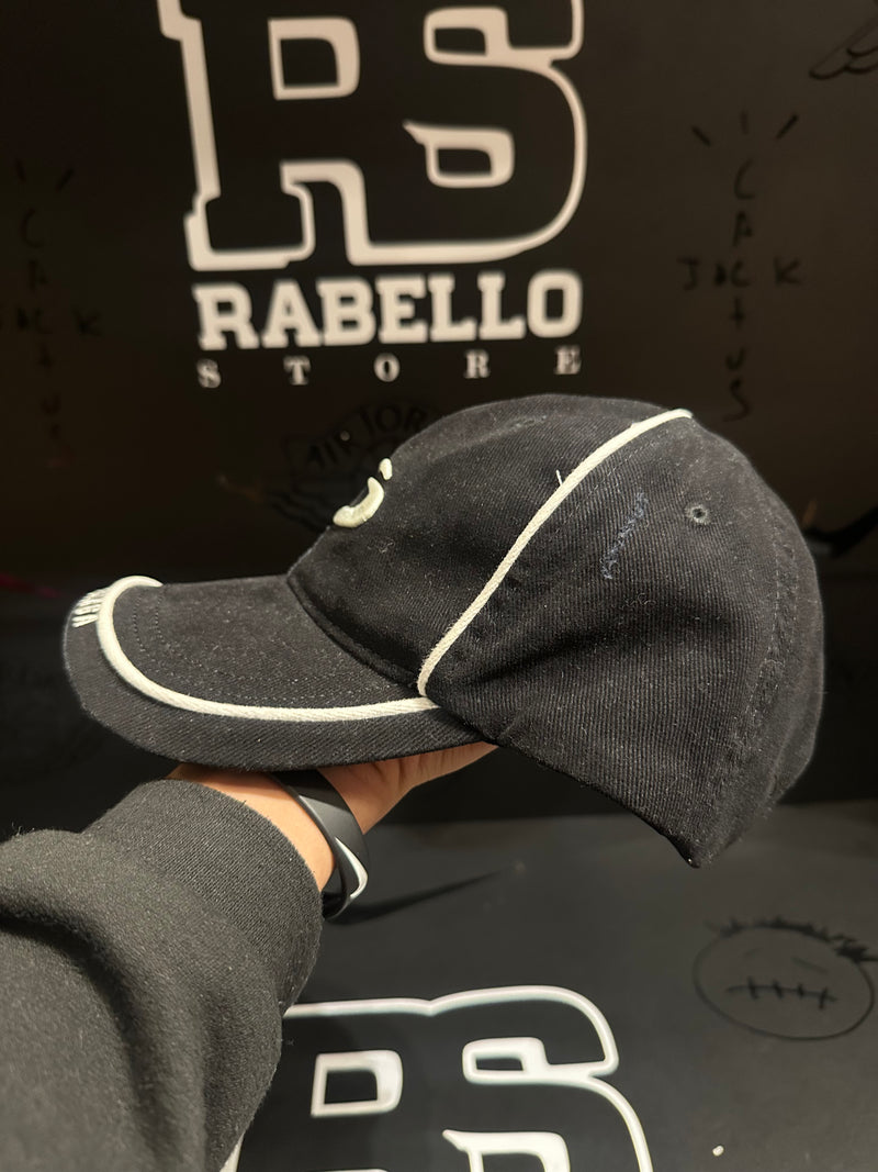 Boné Balenciaga Preto Aba Curva Logo Bordado - Pronta Entrega