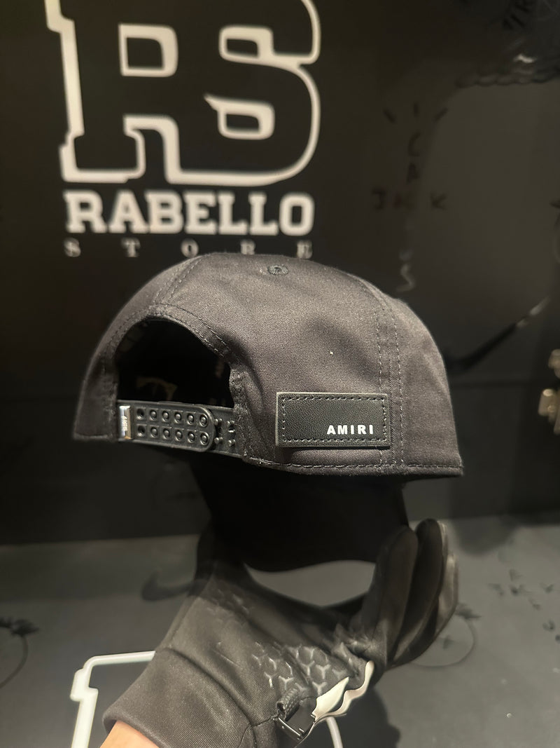 Boné Aba Curva Amiri Black - Pronta Entrega