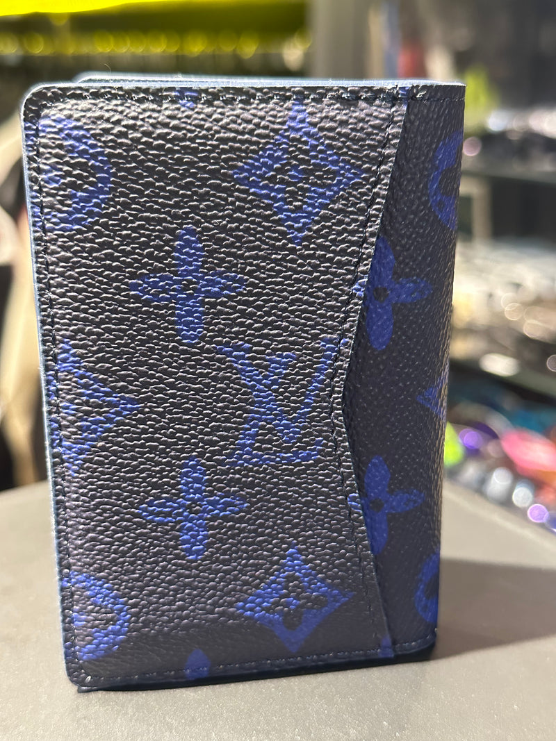 Carteira Louis Vuitton Pocket Organizer Blue - Pronta Entrega