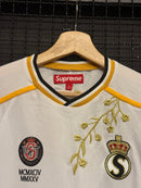 Camiseta Supreme Floral Soccer Jersey White - Pronta Entrega