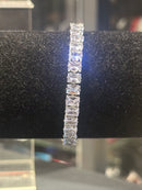 Pulseira Prata Em Zicornia Cúbica - Pronta Entrega