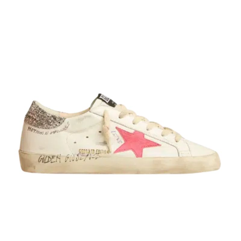 Golden Goose LTD Super-Star White Pink