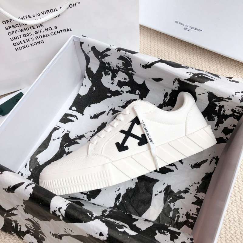 Tênis Off-White Vulcanized Low Canvas White - ENCOMENDA