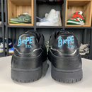 A Bathing Ape Bape SK8 Sta "Black Silver QC" - Encomenda