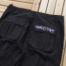 Calça Minus Two Cargo Preto/Roxa - Encomenda