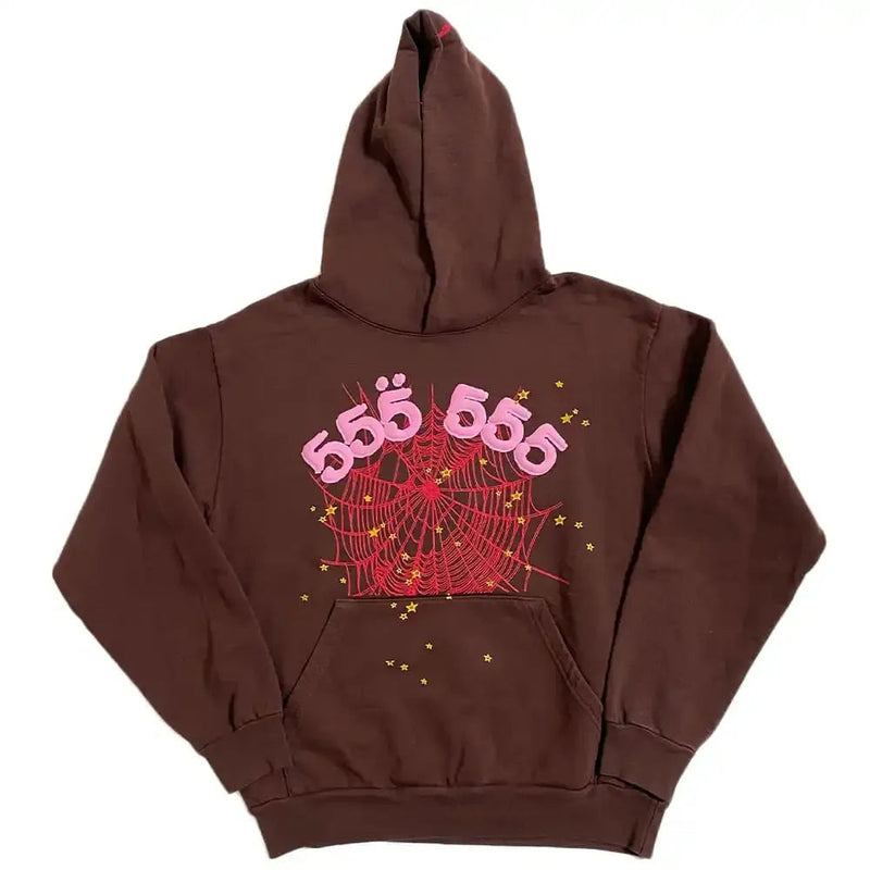 Moletom Sp5der Angel Number Brown - Encomenda