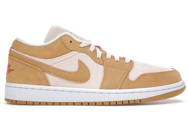 Jordan 1 Low SE Twine Orange Quartz Corduroy - Encomenda