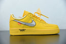 Nike Air force 1 Low Off White University Gold Metallic Silver - Encomenda
