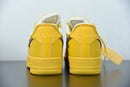 Nike Air force 1 Low Off White University Gold Metallic Silver - Encomenda