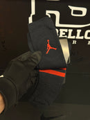 Meia Nike Air Jordan Cano Alto Black/Red - Pronta Entrega