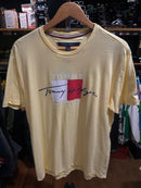 Camisa Tommy Hilfiger Amarela Logo Frontal - Pronta Entrega