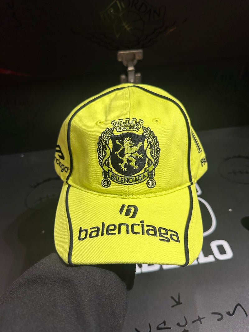 Boné Balenciaga Verde Aba Curva Soccer Cap - Pronta Entrega