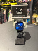Relógio Casio Vintage A138 Preto Fundo Azul - Pronta Entrega