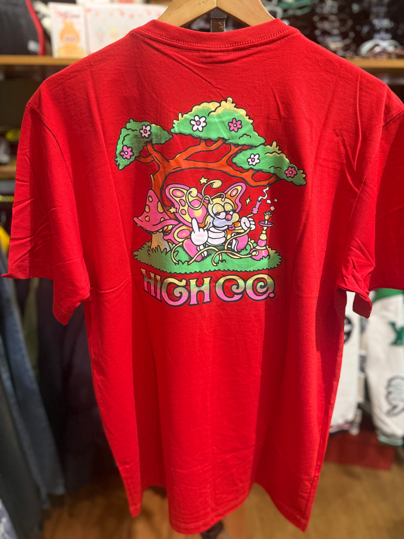 Camisa High CO. Fantasy Tee Vermelha - Pronta Entrega