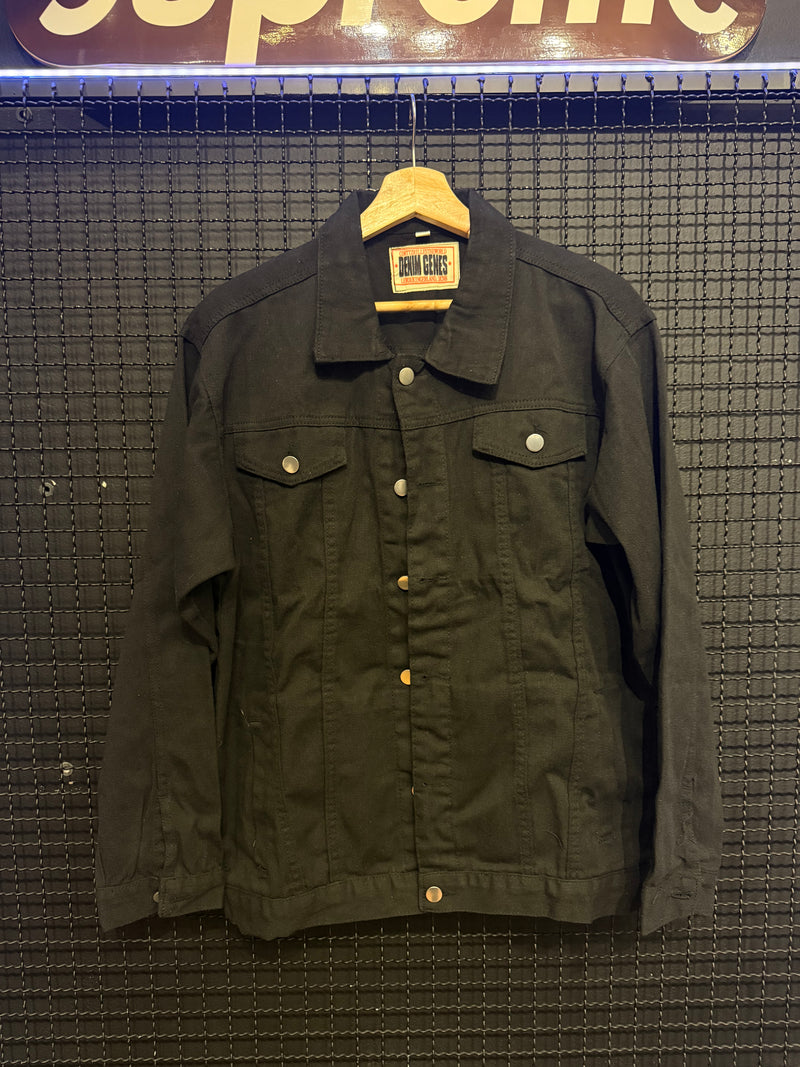 Jaqueta Jeans Corteiz x Denim Genes Black - Pronta Entrega